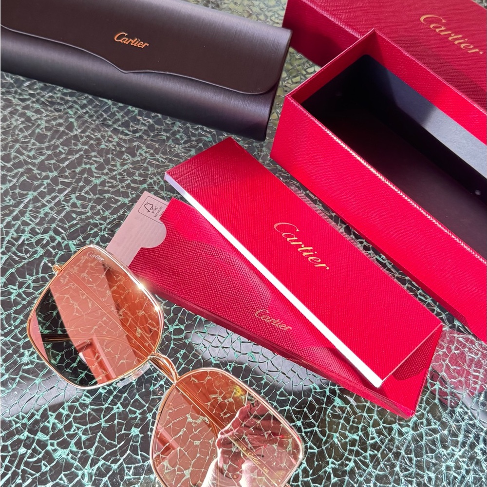 Cartier Gold-Toned Sunglasses